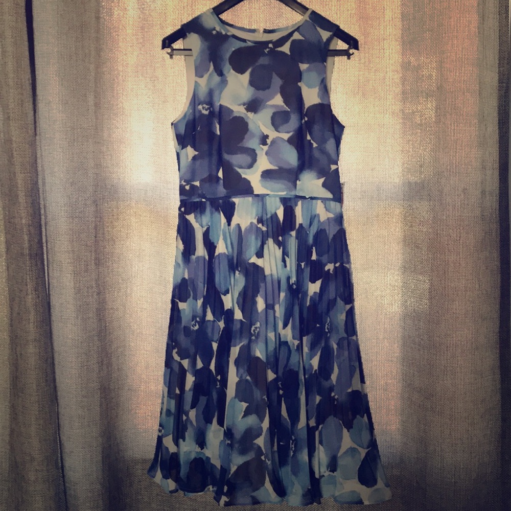 Maggy London petite Floral Dress US10p UK14 EU40